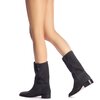 Women's Barb Boot, Black - Boots - 5