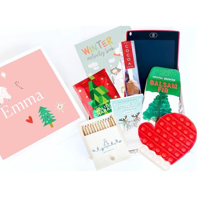 Stocking Bundle by Maisonette, Pink Jolly Polar Bear Set - Mixed Gift Set - 1
