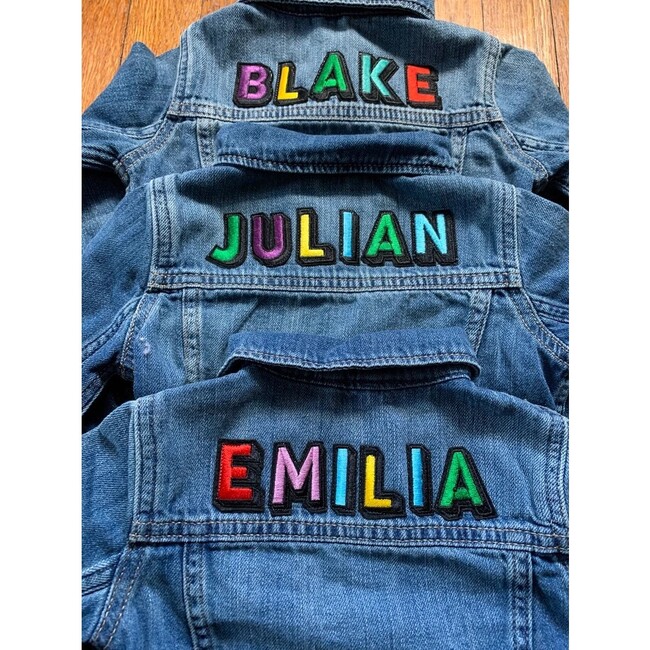 Patchwork Personalized Denim Jacket - Jackets - 4