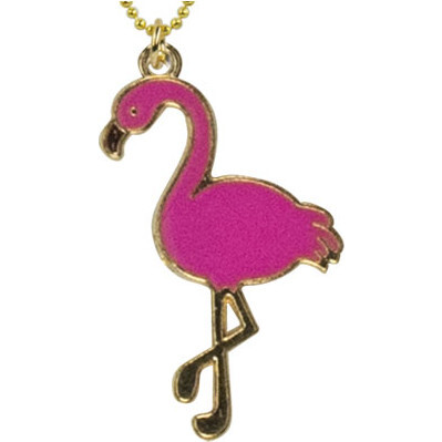 Flamingo Necklace, Hot Pink