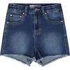 Downtown Denim Shorts, Vintage Blue - Shorts - 1 - thumbnail