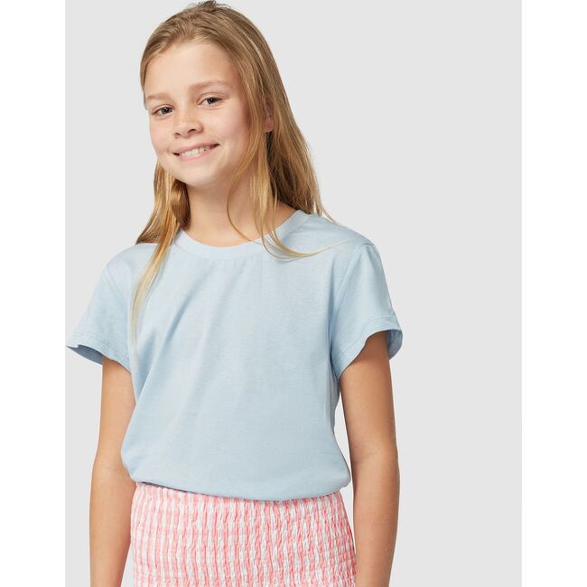 Classic Tee, Washed Blue - T-Shirts - 4
