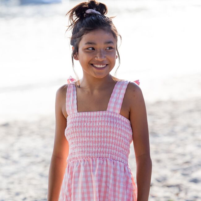 Positano Dress, Peach Pink - Dresses - 3