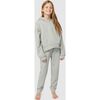 Venice Beach Sweatpants Set, Mottled Grey - Mixed Apparel Set - 4