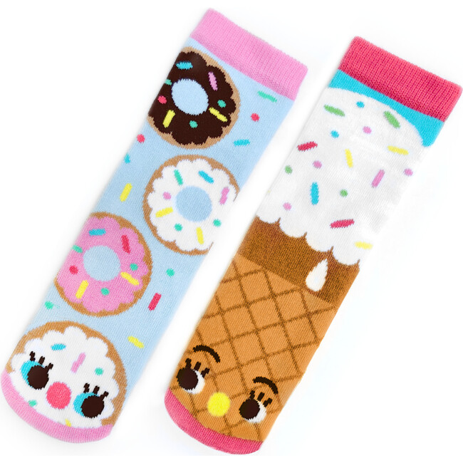 Donut & Ice Cream, Mismatched Socks Set - Socks - 1