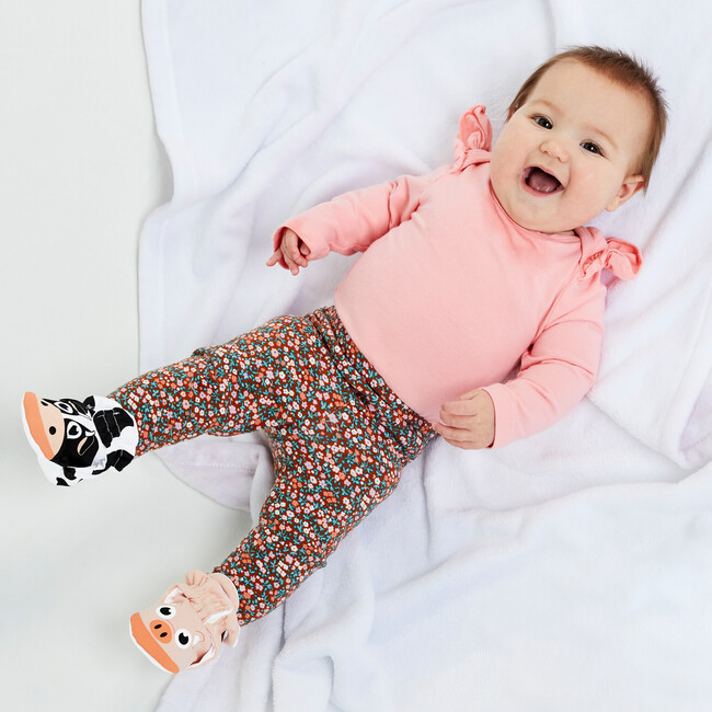 Calf & Piglet Cute Non-Slip Baby Booties - Socks - 2