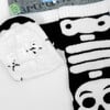 Ghost & Skeleton GLOW IN THE DARK Cool Mismatched Socks - Socks - 4