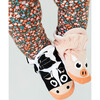 Calf & Piglet, Mismatched Baby Booties - Socks - 3 - thumbnail