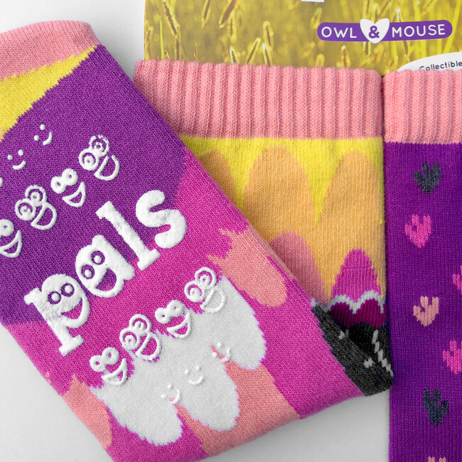 Owl & Mouse, Mismatched Socks Set - Socks - 4