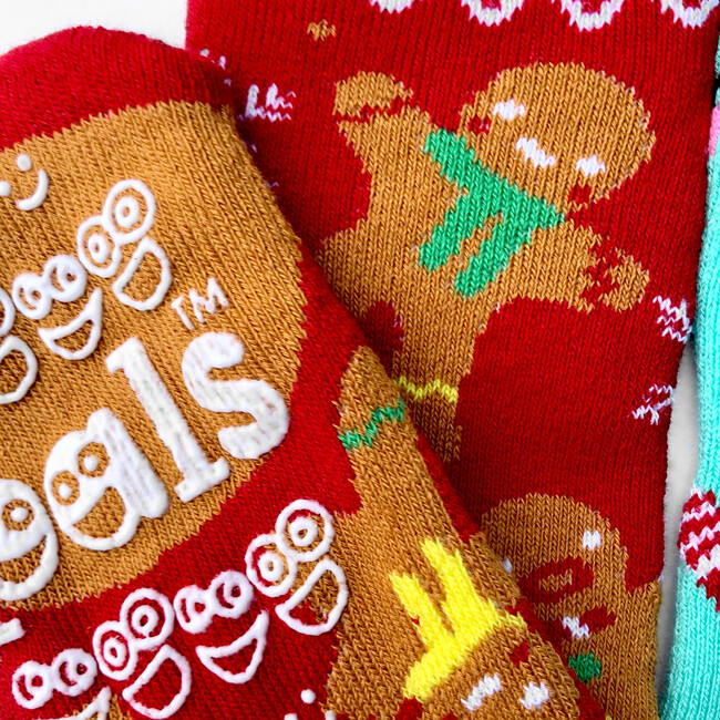 Gingerbread & Candy Cane, Mismatched Socks Set - Socks - 4