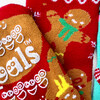 Gingerbread & Candy Cane, Mismatched Socks Set - Socks - 4 - thumbnail