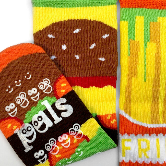Burger & Fries, Mismatched Socks Set - Socks - 4