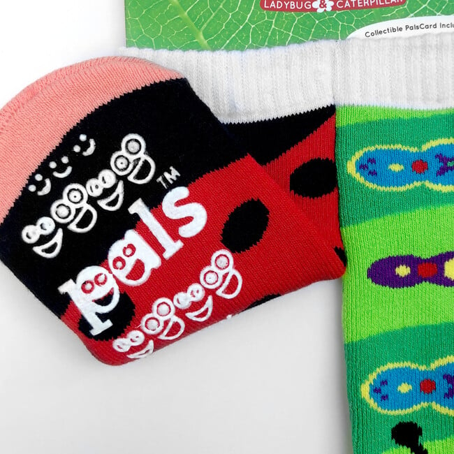 Ladybug & Caterpillar Mismatched Socks for Fun Adults and Kids - Socks - 4