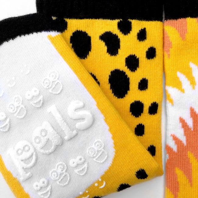 Sloth & Cheetah Fun Mismatched Animals Socks - Socks - 4