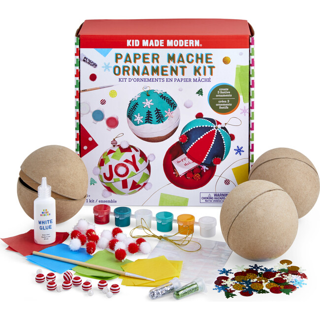 Paper Mache Ornament Kit - Arts & Crafts - 1