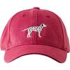 Dalmatian Baseball Hat, Weathered Red - Hats - 1 - thumbnail
