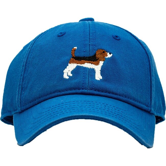 Beagle Baseball Hat, Cobalt