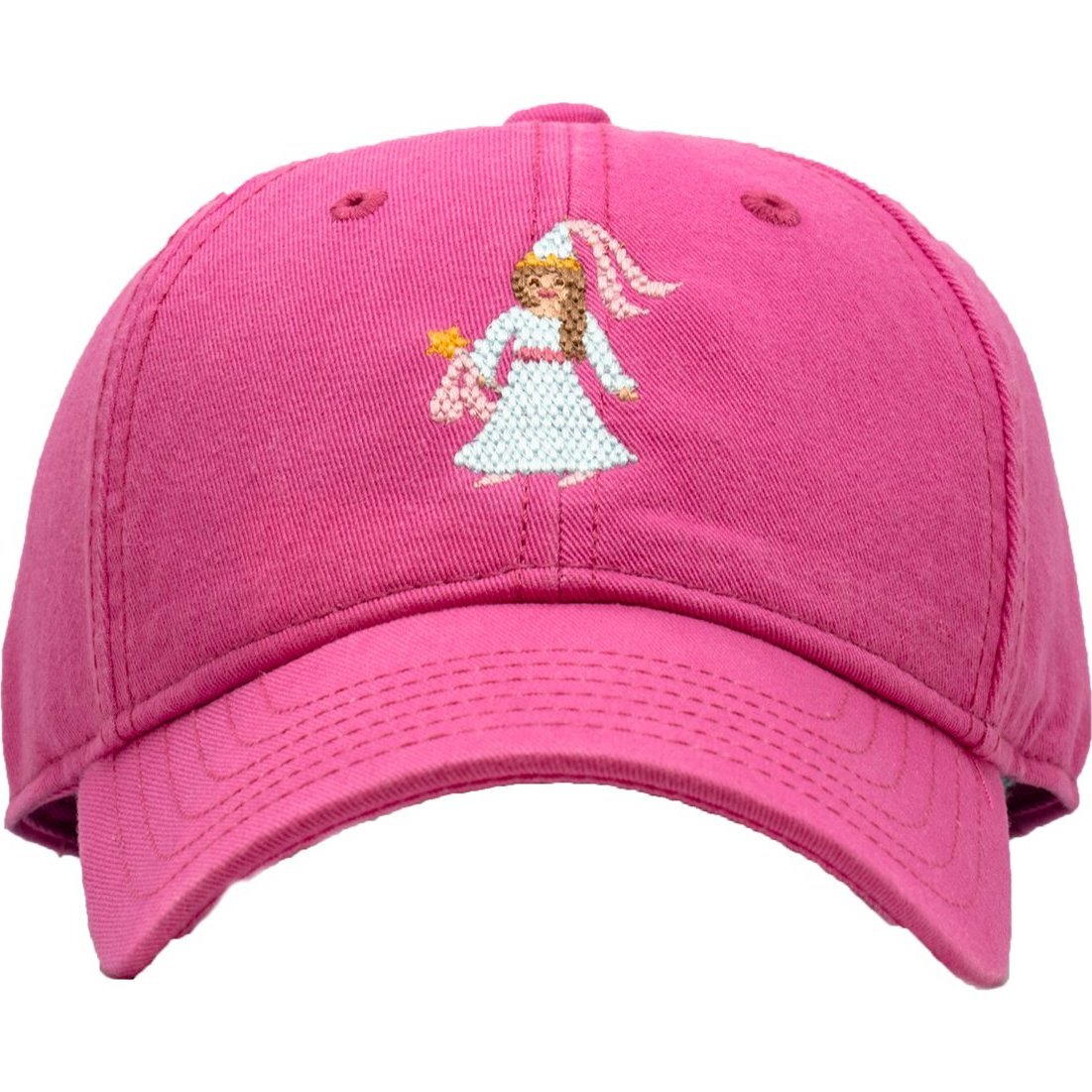 Princess Baseball Hat, Bright Pink - Hats - 1