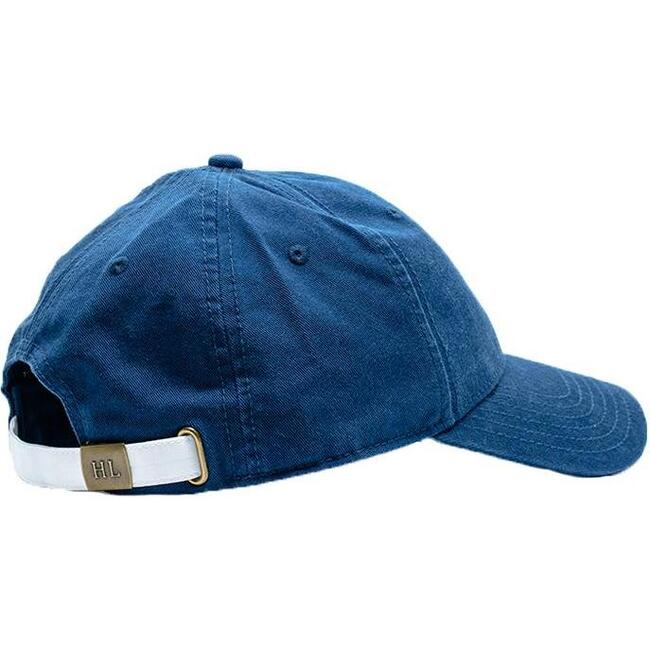 Santa Yellow Lab Baseball Hat, Navy