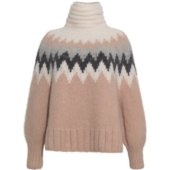Women's Magnea Sweater, Pale Combo