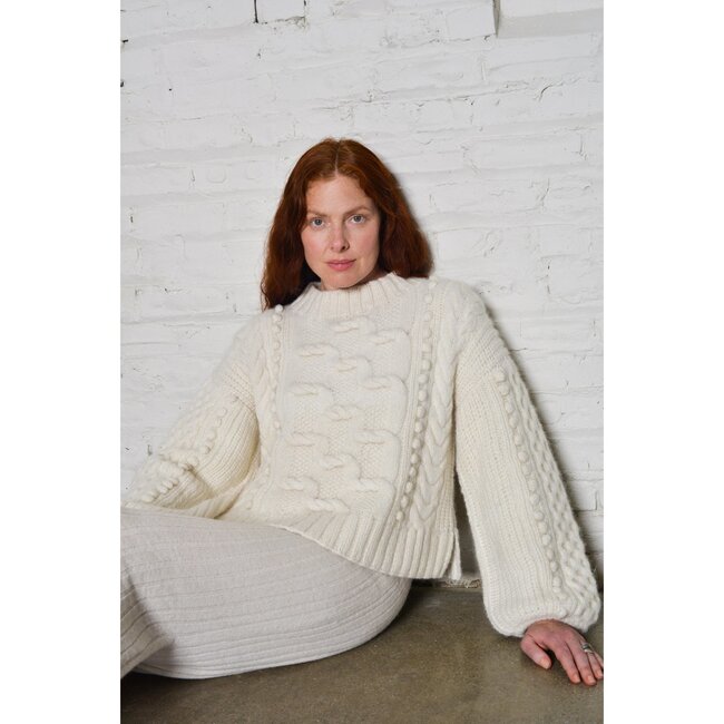 Women's Aurora Sweater, Ivory