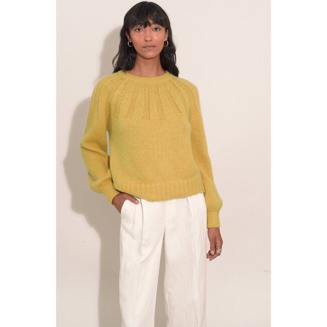 Women's Mila Sweater, Joy Yellow