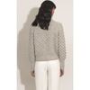 Women's Luna Sweater, Pale Grey Melange - Sweaters - 3 - thumbnail