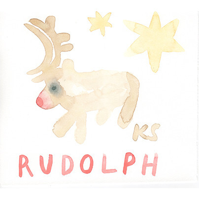 Rudolph, Natural/Red