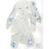 Bunny Liberty Print Lavender, Grey/Floral - Art - 1 - thumbnail