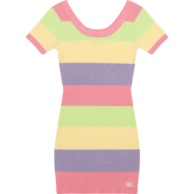 Rainbow Knitted Maxi Dress