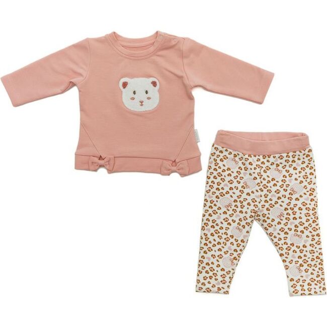 Leopard Outfit Set, Pink