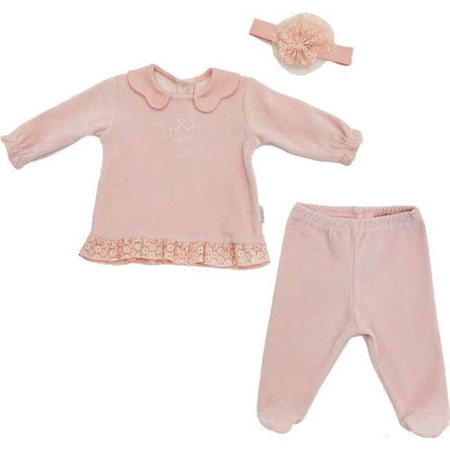 3pc Baby Stars Outfit Set, Pink