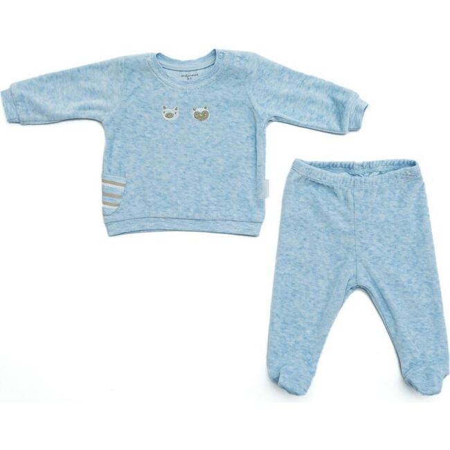 Bear and Friends Outfit Set, Blue