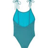 Bahamas Lurex One Piece, Emerald and Gold - One Pieces - 2