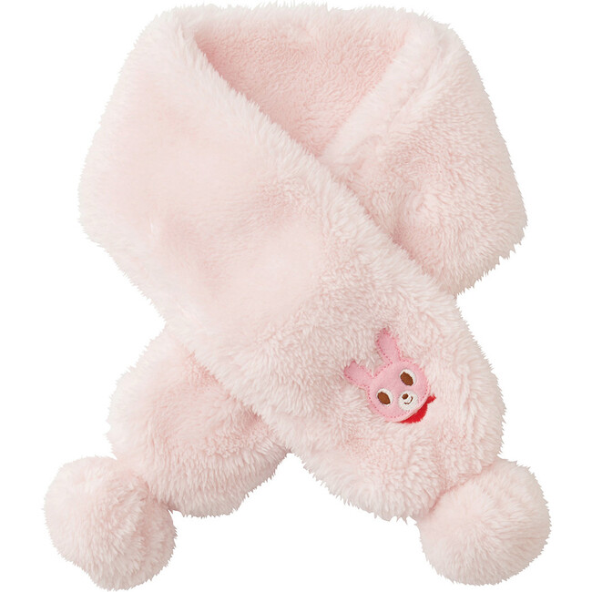 Marshmallow Bunny Muffler, Pink