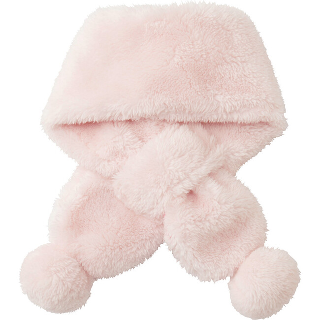 Marshmallow Bunny Muffler, Pink - Scarves - 2