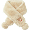 Marshmallow Bear Muffler, Beige - Scarves - 1 - thumbnail