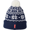Nordic Knit Beanie, Navy - Hats - 2 - thumbnail