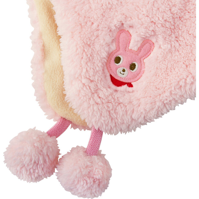 Marshmallow Bunny Hat, Pink - Hats - 3