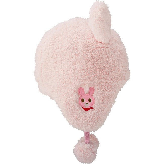 Marshmallow Bunny Hat, Pink - Hats - 4