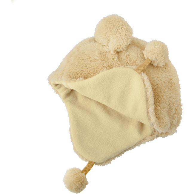 Marshmallow Bear Hat, Beige - Hats - 6
