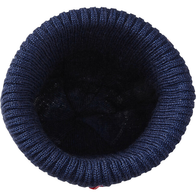Nordic Knit Beanie, Navy - Hats - 7