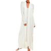 Women's Scarlett Duster Robe, Flat White - Robes - 1 - thumbnail