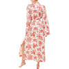 Women's Kaia Kimono Robe, Ruby Bloom - Robes - 2