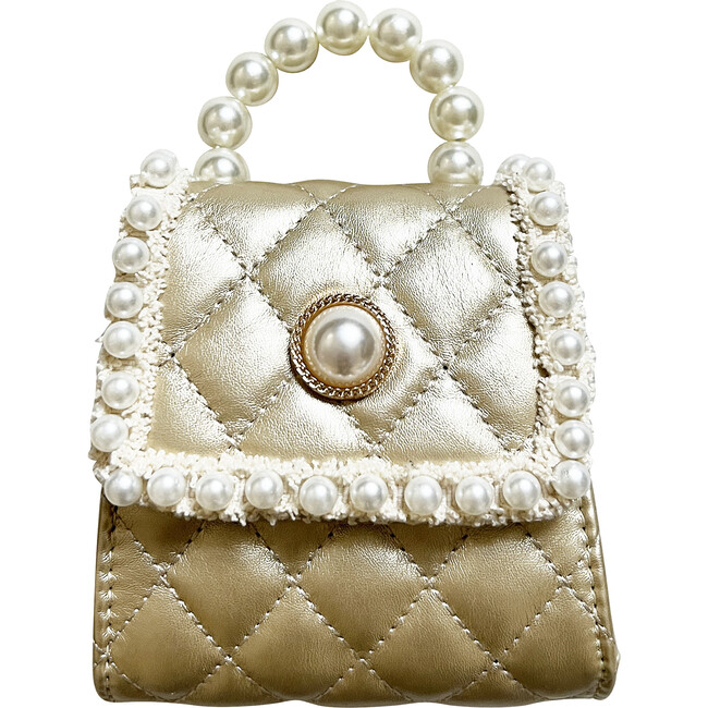 Tea Party Purse, Gold