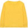 Long Sleeve Shirt, Yellow Merino Wool - Tees - 1 - thumbnail