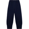 Lounge Pants, Navy Merino Wool - Sweatpants - 1 - thumbnail