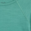 Long Sleeve Shirt, Green Merino Wool - Tees - 2 - thumbnail