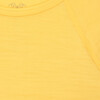 Long Sleeve Shirt, Yellow Merino Wool - Tees - 2 - thumbnail