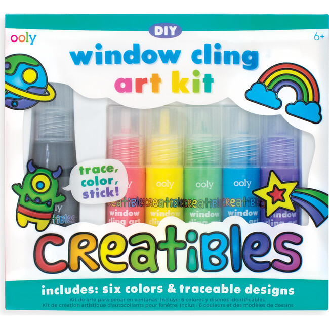 Creatibles DIY Window Cling Art Kit - Arts & Crafts - 1